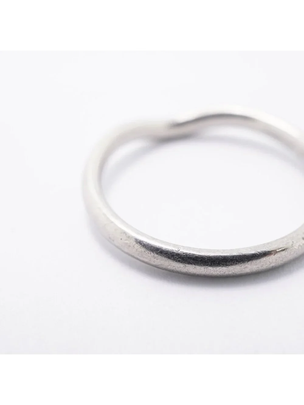 Tiffany & Co Ring Curved Band Platinum